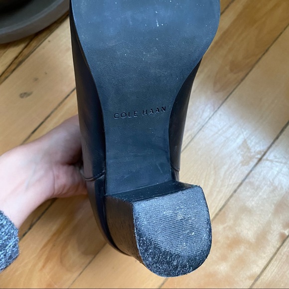 Sz. 10 Cole Haan Leather Heeled Boots - Picture 5 of 5
